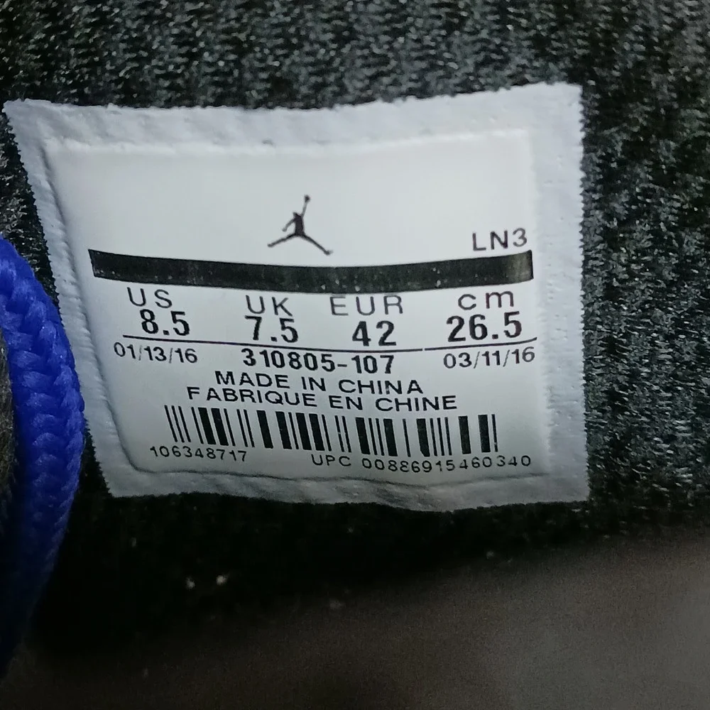 Air Jordan 10 Retro Charlotte Hornets Men's Basketball Sneakers Shoes Size 8.5